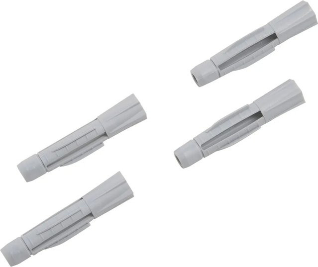 LUX-TOOLS Allzweckdübel aus Nylon in Grau, 4 Stück, Durchmesser: 12 mm, Länge: 65 mm - Bild 1