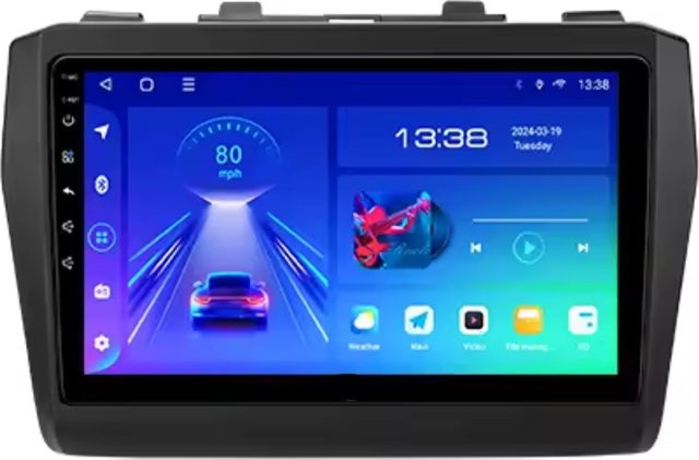 SOARCOMER Android 15 Autoradio für Suzuki Swift 2017-2021 mit Android Auto, CarPlay und GPS, Schwarz - Bild 1