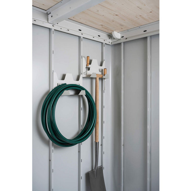 Biohort Gerätehalter für das Gerätehaus Neo, 2er-Pack, Grau - Bild 2