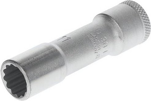 Gedore Steckschlüsseleinsatz 12-kant, 3/8 Zoll Antrieb, 11 mm Weite, Farbe: Silber - Bild 1