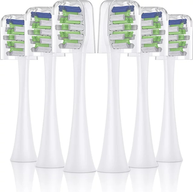 Sarmocare Zahnbürstenkopf für S100 und S700 Ultraschall Sonic, 4er Set - Bild 1