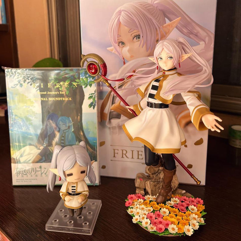 Fashnics Frieren Actionfigur aus PVC – Bewegliches Anime Modell aus Jenseits des Endes der Reise in Multicolor - Bild 4