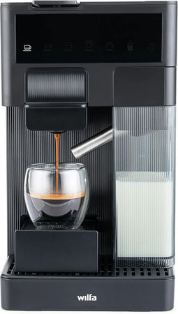 Wilfa Volo Multi MMA1T-TCM20 Kapselautomat in Schwarz mit Touch-Display und programmierbaren Portionen