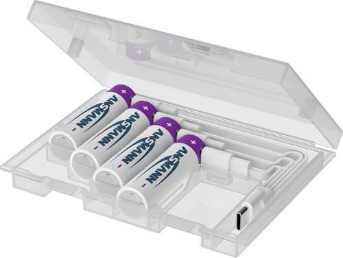 Ansmann Mignon AA Li-Ion Akkus 1.5V mit 1950 mAh, 4er Pack - Bild 1