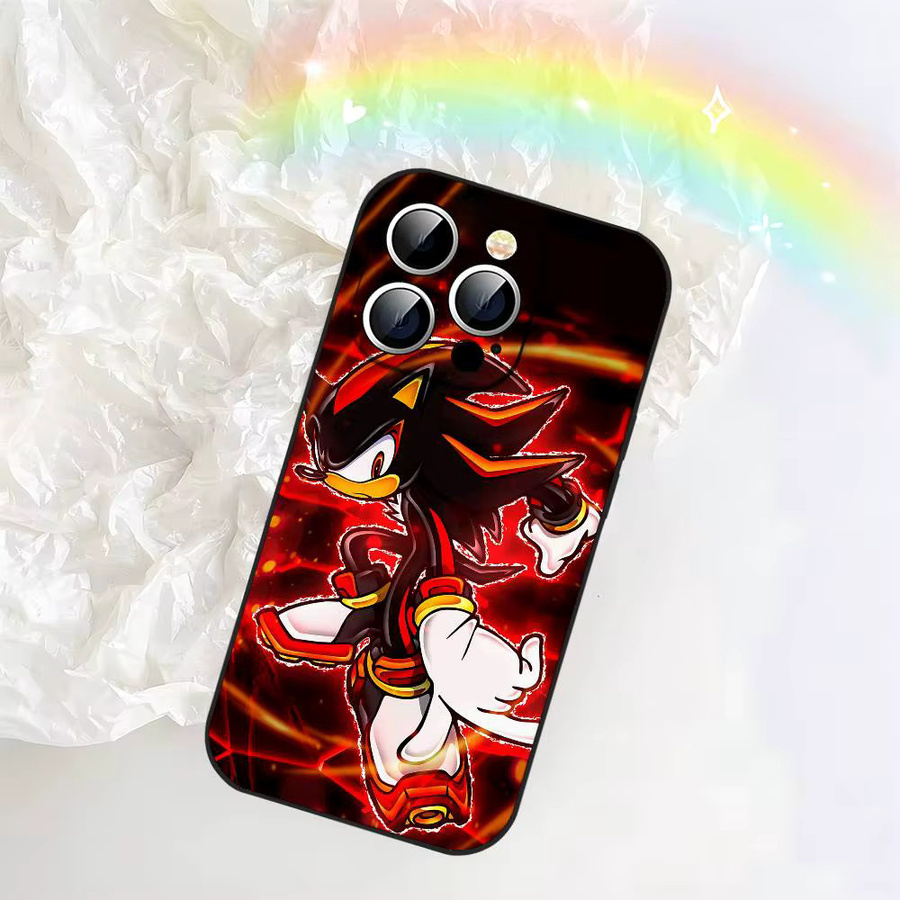 Anime The H-Igel S-Shadow Handyhülle in Schwarz für iPhone 17, 16, 15, 14, 13, 11 Pro Max, Plus, X, XR, XS Max und 13 Mini - Bild 3