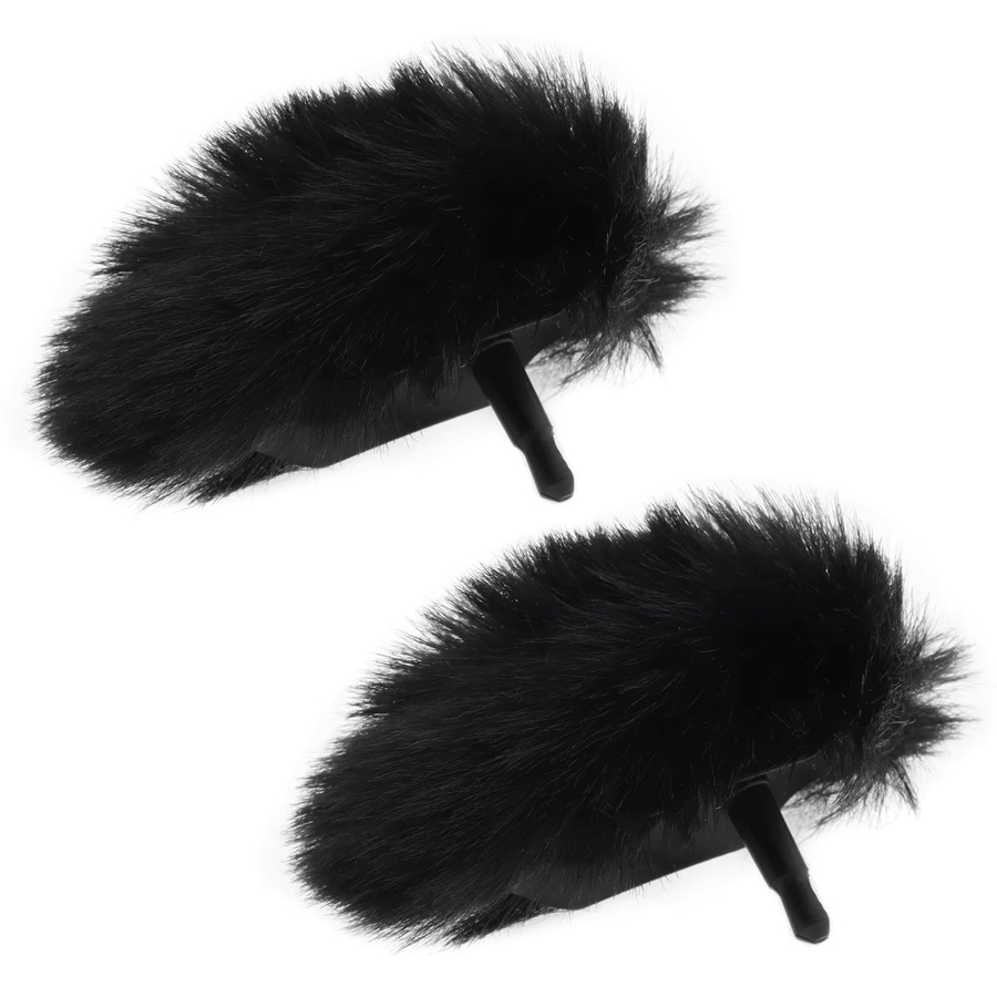 2er-Pack Mikrofon-Windschutz Deadcat und Schaumstoff für DJI MIC 2 in Schwarz - Bild 3