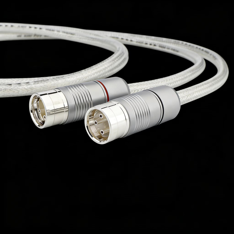 Preffair XLR-Balanced-Kabel aus reinem Sterlingsilber in Silber, Buchse auf Stecker, Audio-Verbindungskabel mit massivem PSS-Kern für Mikrofonverstärker - Bild 6