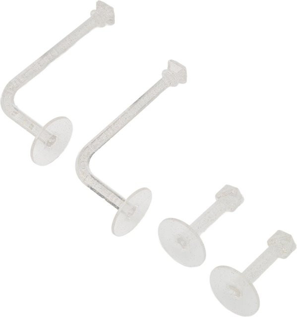 GoolRC Stirnbandhalter Set aus transparentem Acryl, 4 Stück selbstklebende Scrunchie Organizer und Wandhaken für Haaraccessoires - Bild 1
