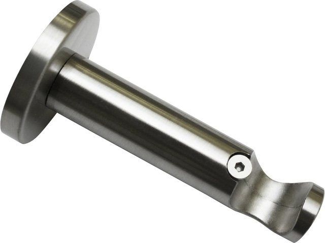 Gardinia Träger Chicago für Ø 20 mm offene Stange in Edelstahloptik Silber - Bild 1