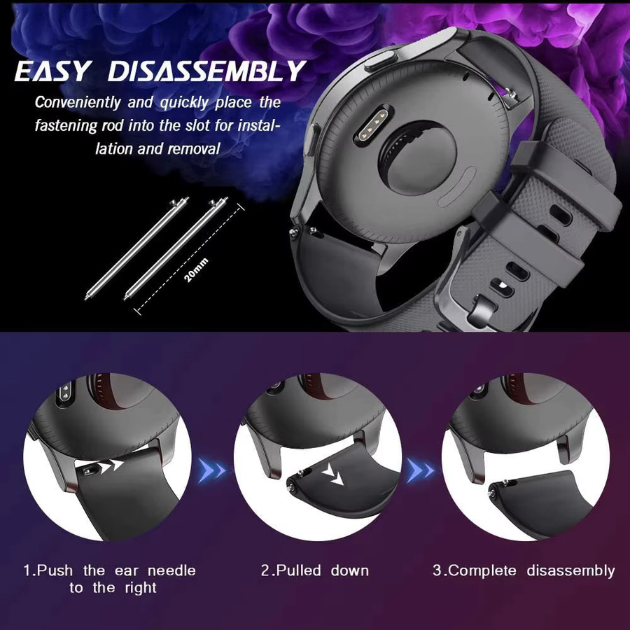 COROS Uhrenarmband Silikon, Unisex - Bild 4