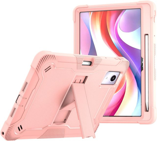 Robuste Schutzhülle mit Tablet-Ständer für Lenovo Tab Idea 11 TB336ZU TB336FU Xiaoxin Pad 11 TB335FC in Hellrosa - Bild 1