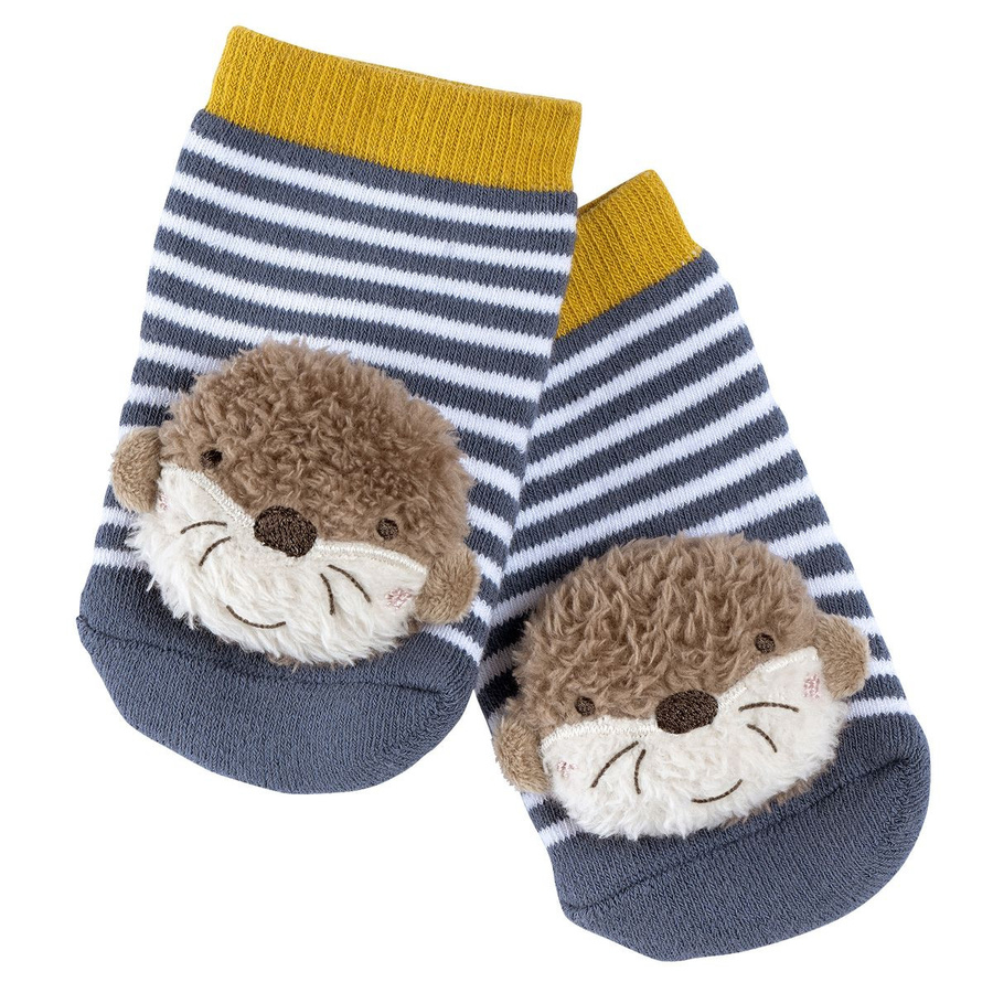 Fehn Rassel-Söckchen Otter, Plüsch / Textil, ab 0 Jahre - Bild 1