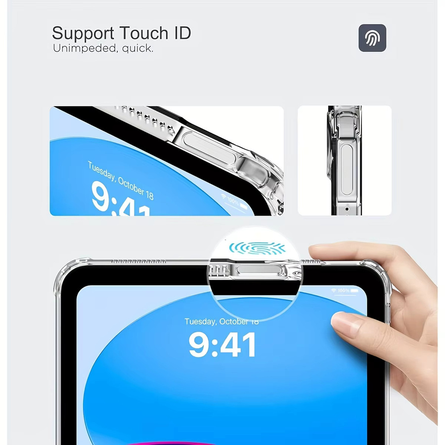 Ojeleye Transparente Schutzhülle für iPad und iPad Air Modelle in verschiedenen Generationen - Bild 3