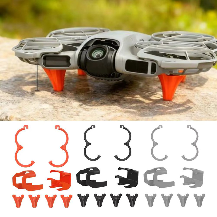 DJI NEO2 Antikollisionsring Spirale Klingenschutzabdeckung in Orange - Bild 4