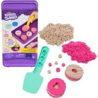Spin Master Kinetic Sand Cookie Box Spielsand Set in Braun und Pink - Bild 1