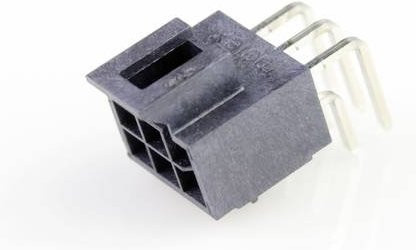 Molex Einbau-Buchsenleiste Standard Schwarz 6-polig mit 2,5 mm Rastermaß - Bild 1