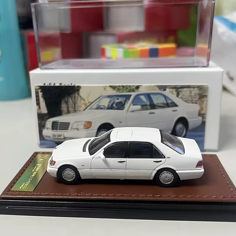 WTX Diecast W140 Simulationsauto-Modell, 1:64, Metall, Weiß - Bild 4