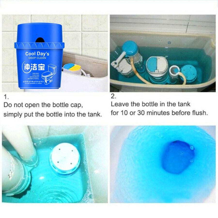 Chocolate Home Automatisches Toilettenreinigungssystem für den Toilettentank in Blau - Bild 2