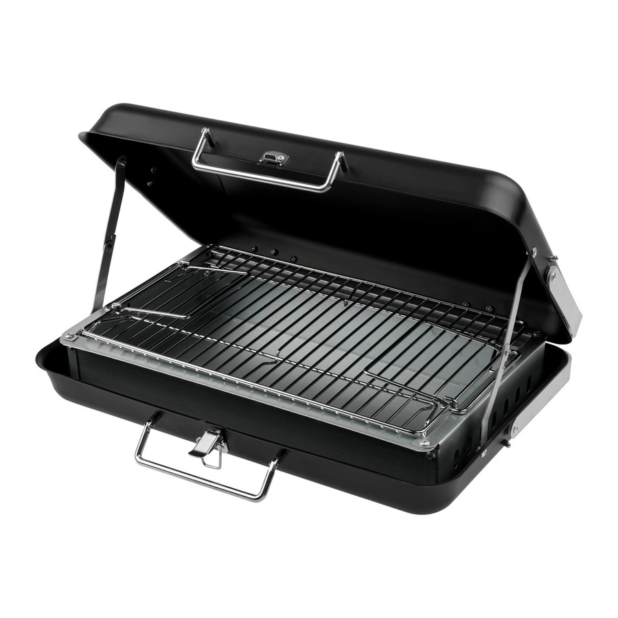 Mömax Holzkohlegrill Koffer-Camping Schwarz B/T/H: 40,5 x 25 x 26 cm - Bild 2