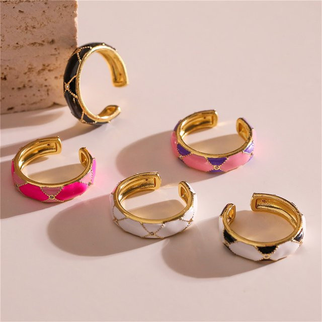 HECHENG Ringe, 18K Gold plated Brass, Damen - Bild 1