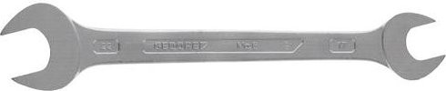 Gedore Doppel-Maulschlüssel aus Chrom-Vanadium in Silber, Schlüsselweite 19mm x 22mm - Bild 1