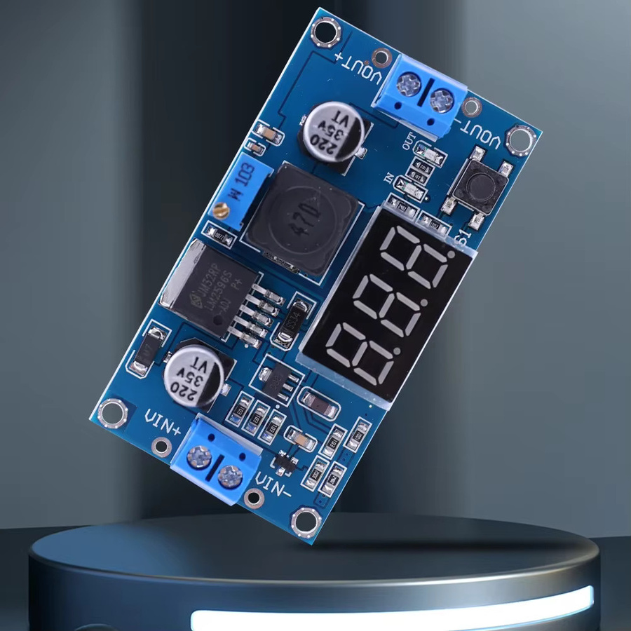 APWIKOGER LM2596 Buck DC-DC Step-Down Spannungsregler Modul mit blauer LED - Bild 2