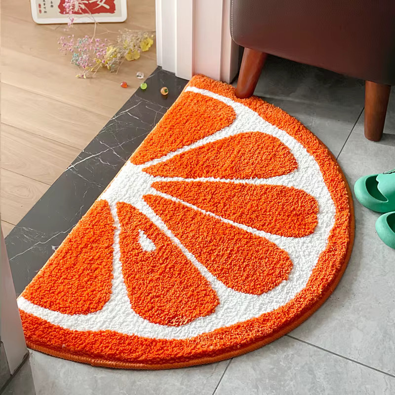 VIKAMA Ins Fresh Teppich Badezimmer-Bodenmatte in Nature mit Anti-Rutsch-Funktion, B/T: 60 x 40 cm - Bild 2