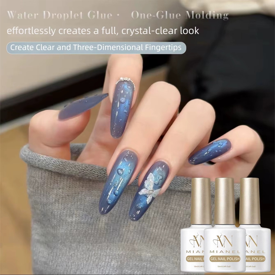 MISS MIANEL Nagellack, Klares Wassertropfen-Gel, Glänzend - Bild 2