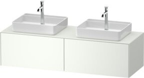 Duravit Waschtischunterschrank White Tulip in Weiß mit integrierter LED-Beleuchtung, wandmontiert, B: 160 cm, T: 55 cm - Bild 1