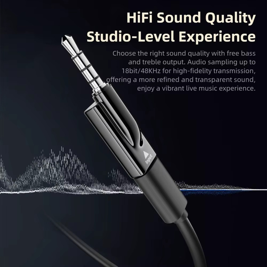 USB Typ-C auf 3,5 mm Klinke Audio Adapter mit DAC für HiFi Kopfhörer in Schwarz - Bild 6