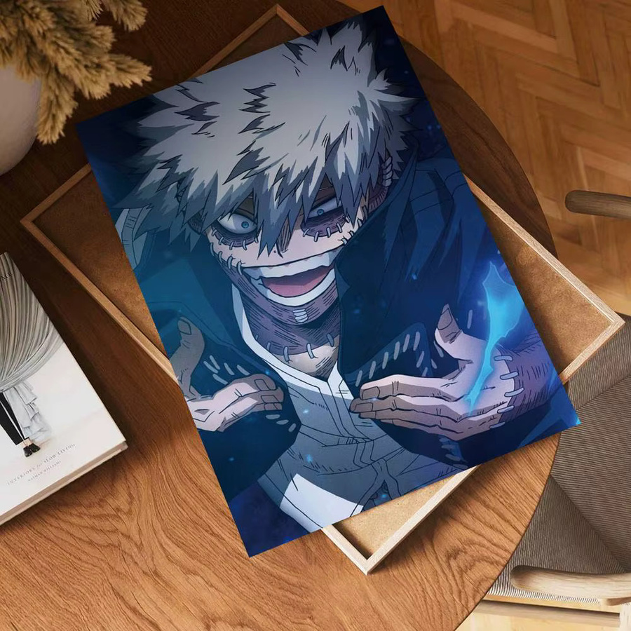 Wasserdichter My Hero Academia Dabi Poster Aufkleber in Mehrfarbig für dein Wohnzimmer oder Schlafzimmer - Bild 5