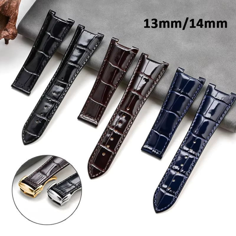strapfreak Uhrenarmband Leder, Schwarz, Herren - Bild 2