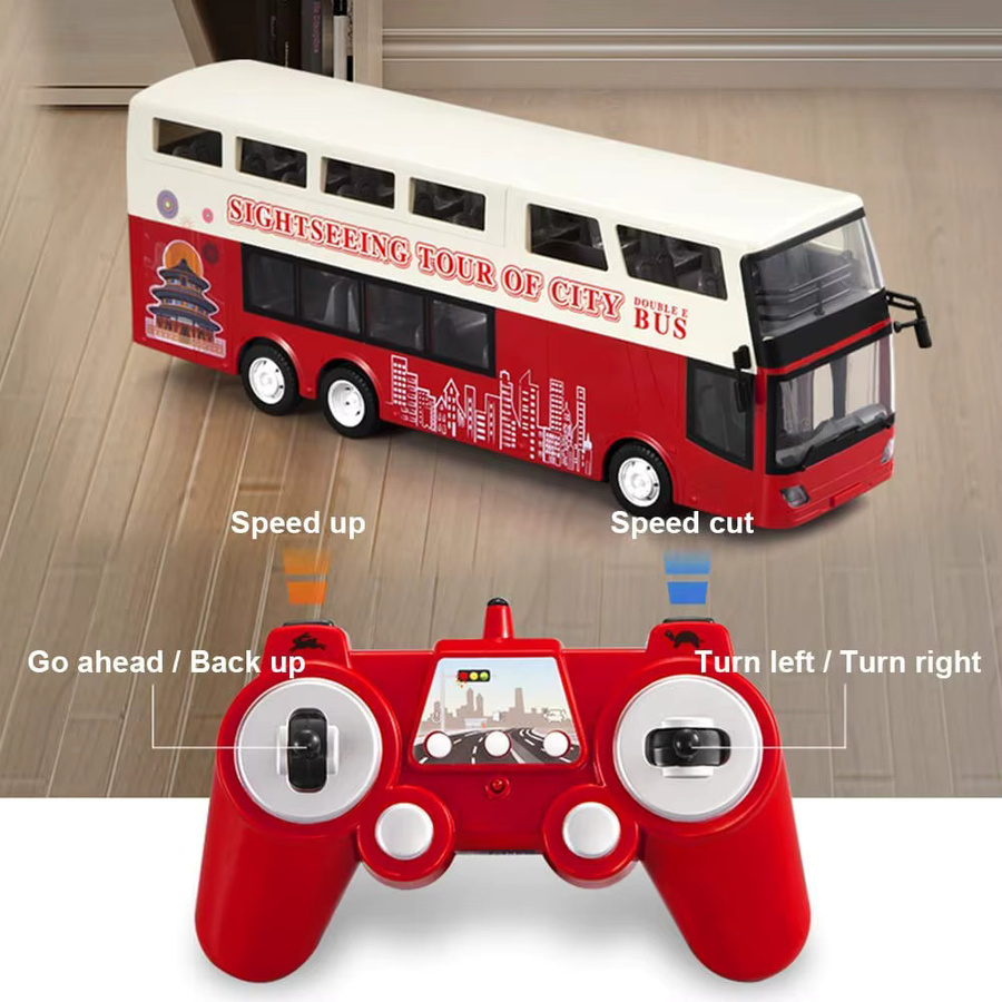 Double E E640 RC Bus Doppeldecker Sightseeing, RC Auto, 1:18, mit Sound und Licht - Bild 5