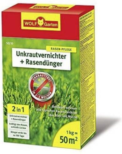 WOLF-Garten SQ50 2 in 1 Unkrautvernichter und Rasendünger - Bild 1