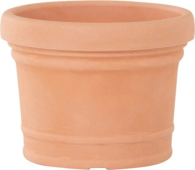 Siena Garden Pflanzgefäß Norah rund in Terracotta und Braun, Durchmesser: 45 cm, Höhe: 34 cm - Bild 1