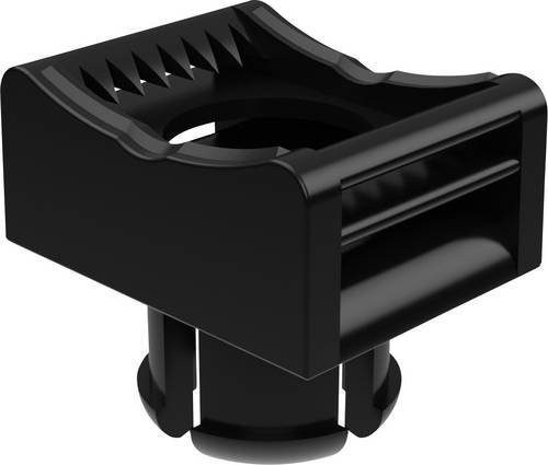 Hebotec Befestigungssockel KBS-EGT 4-20 10 3011-132C Schwarz Matt Aluminium - Bild 1