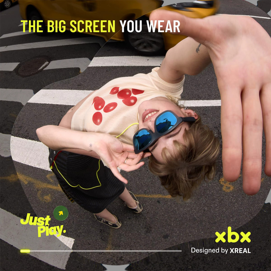XREAL XBX A01+ AR-Brille in Schwarz mit 147 Zoll Großbildschirm für Filme und Gaming - Bild 3