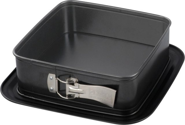 Zenker Springform quadratisch Bake Click & Go, Schwarz, B/T: 24 x 24 cm - Bild 1