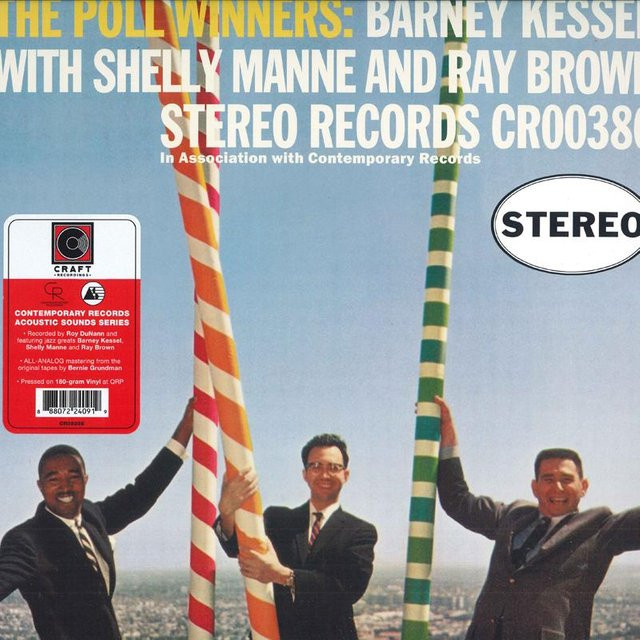 The Poll Winners LP-Schallplatte von Stereo Records, Jazz Album in Weiß, 2022 Edition - Bild 1