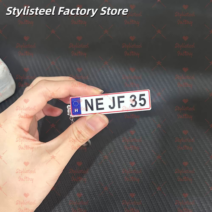 Stylisteel Schlüsselanhänger Acryl, personalisiert, Unisex - Bild 4