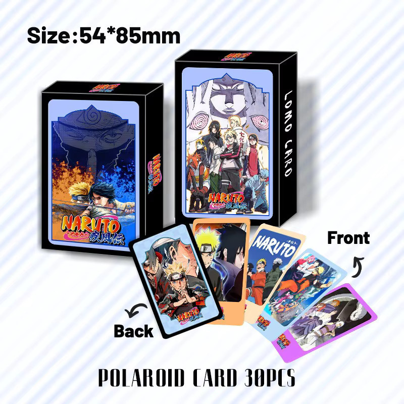 Bandai Dragon Ball Naruto Sammelkarte, 30-teiliges Set, doppelseitig - Bild 1