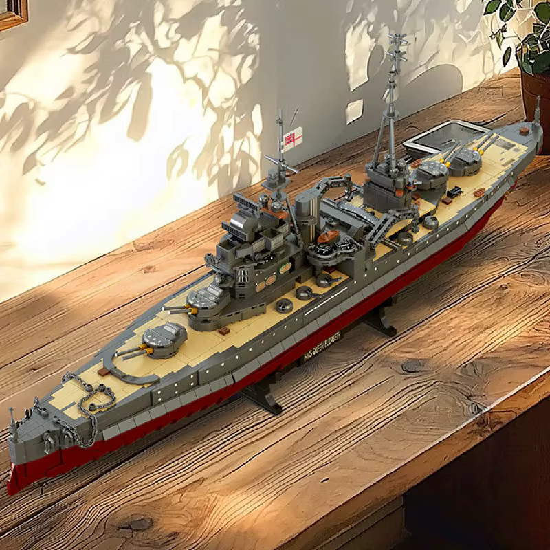 barweer Königin Elizabeth Klasse Schlachtschiff, Bausteine Set, Modell Bricks - Bild 3