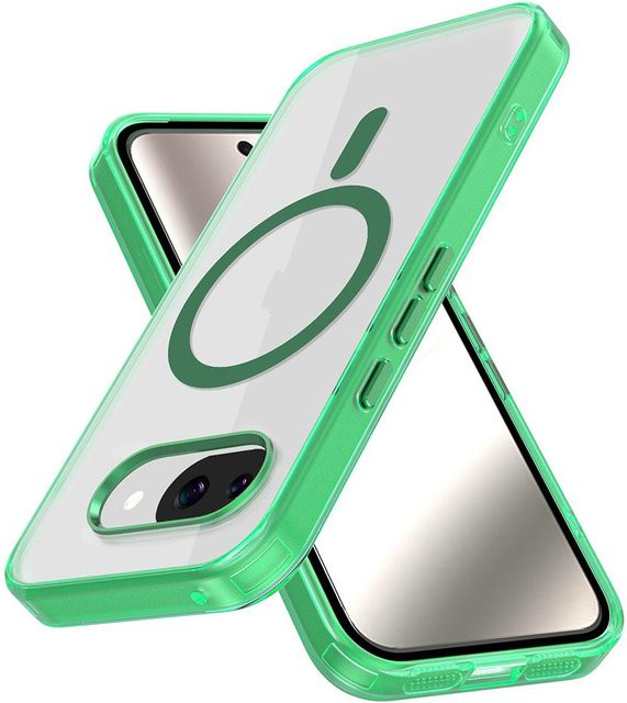 Sturzsuche transparente magnetische Hülle für Google Pixel 10, 10 Pro, 10 Pro XL, 10A und 9A mit Unterstützung für kabelloses Laden - Bild 1