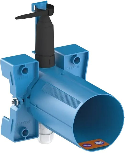 Delabie Elektronischer Urinalspüler TEMPOMATIC 4 UP G1/2 6V Set in Blau - Bild 1
