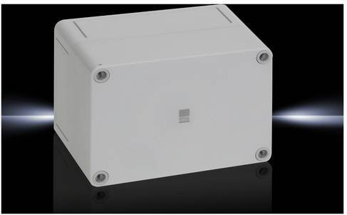 Rittal Installations-Gehäuse PK 9509.000 aus Polycarbonat, Lichtgrau (RAL 7035), B/T/H: 130 x 94 x 81 mm - Bild 1