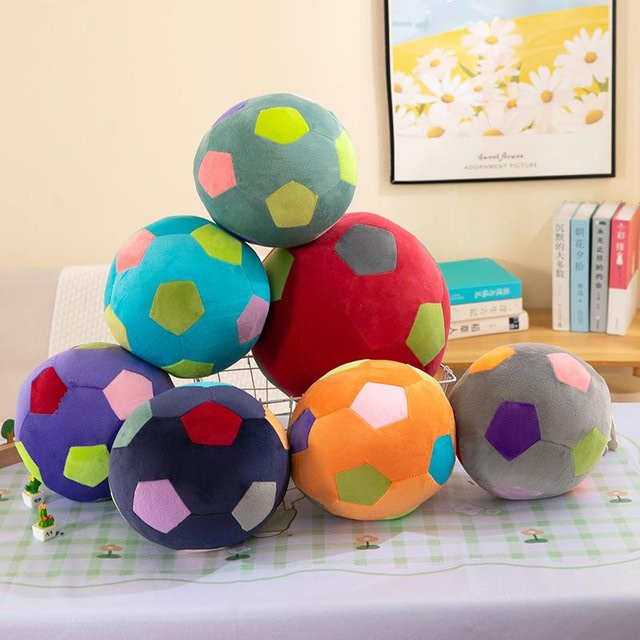 Favorite Fußball-Plüschtier, Plüschpuppe, 30cm, Bunt / Mehrfarbig - Bild 1