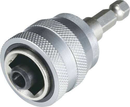 Makita EZYCHANGE Lochsägenadapter mit HSS-G Zentrierbohrer, 1/4 Zoll Aufnahme, Farbe: Silber, Länge: 85 mm - Bild 1