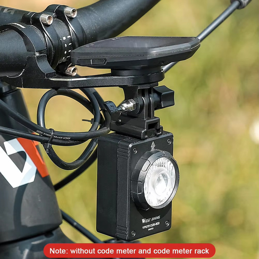 MOJOYCE Fahrrad Computer Halterung und Kamera Adapter für Garmin und GoPro in Schwarz - Bild 2
