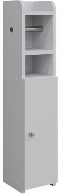 Vicco Toilettenpapierschrank Fynn Weiß mit 1 Tür, Breite: 19,2 cm, Höhe: 82,2 cm - Bild 2