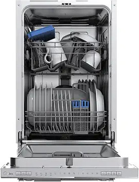 Midea MDWEB1004LS-W Einbau-Geschirrspüler vollintegriert, Farbe: Weiß, Breite: 45 cm - Bild 1